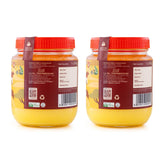 Organic Natural A2 Gir Cow Cultured Desi Ghee By Two Brothers Organic Farms | Naturally & Healthy Protein Fiber Desi Ghee Perfect For Baking | 2 Litre (1 Ltr * 2) 67.6 Ounce | Jar Pack